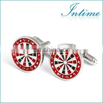 Dart Board Cuff link Funny Cheap Shirt Cufflinks Men