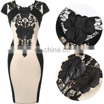 Elegant Lady bodycon dresses for party with lace up