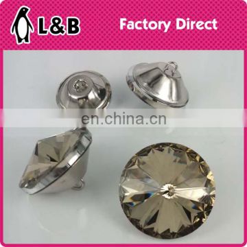 High quality fashion classic button crystal shank button