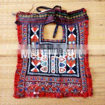 Vintage Banjara Beaded Yoke Neck- Designer Multicolor Yock Neck Patches-Women's Blouse Neck Yokes Patches photo-3