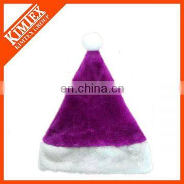 2016 Wholesale New plush colored santa hat