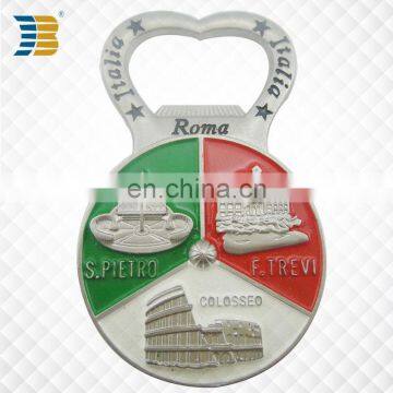 High Quality Cheap Custom Round Bottle Opener With Embossment