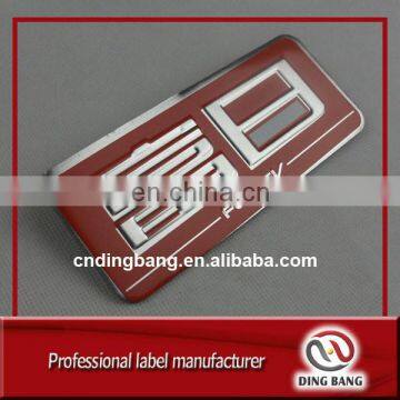 Wholesale Personalized High Grade Promotion Decorative 3D Logo Brand Custom Pvc Label With 3M Adhesive