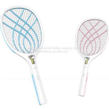 Custom colorful environmental protection led electronic gecko swatter mosquito racket