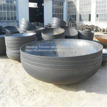 Steel tubing end cap with dished pipe cap fitting dished head torispherical