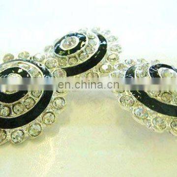 2013 new rhinestone hair flower embellishment garment accessory button shoe clip