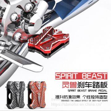 Spirit Beast motorcycle modified alloy slide brake pedal foot rests cool styling CL201