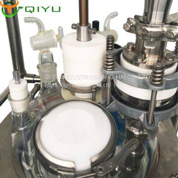 Customized Glass Reactor Ultrasonic Reaction Kettle Double Layer Reactor photo-4