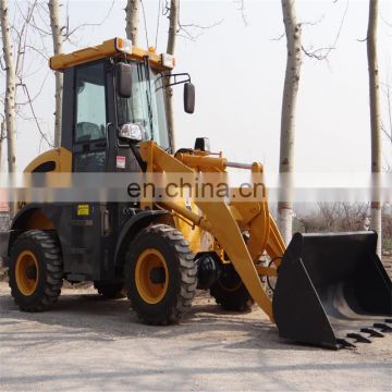 Weifang Manufacturer front end loader zl12 Wheel Loader Price List with Spare Parts