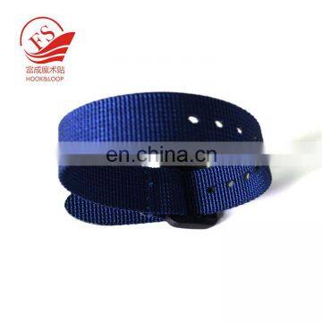 China Factory Nylon Full Grain Leather Replacement Watch Strap photo-2