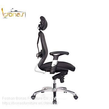 High Back Mesh Office Chair Ergonomic Chair With Headrest and Adjustable Lumbar Support photo-3