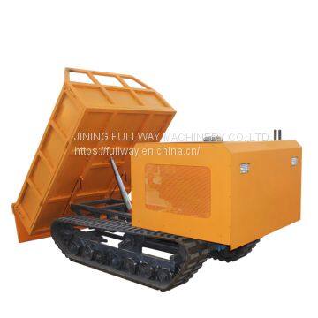 China Sale Diesel Price Rubber Track Carrier Dumper 3 Tons Crawler Dump Truck photo-2