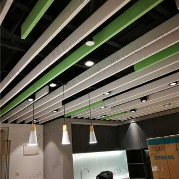 Acoustical Ceiling Suspension Systems Sound Absorbing Ceiling Baffle Boards Of Office, Meeting Room, Cinema, Gymnasium, School, Etc photo-5