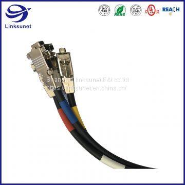 PVC 37pin D Sub Male Soldering Electrical Wires