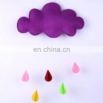 Colorful Felt Cloud Shape hanging with customize size