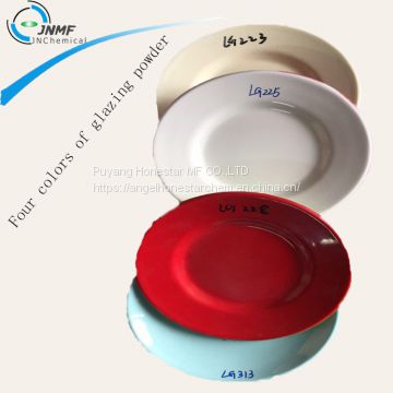 Melamine glazing powder glaze powder for shinning tablewares