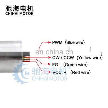 Chihai Motor CHW-GW4632-BL2838 High Torque Low Noise Long Life Gearbox Turbo Worm Gear Brushless Motor photo-5