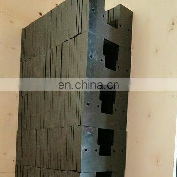 UHMWPE beveled edge flights for food handling doctor blade, uhmwpe plastic conveyor flight paddle