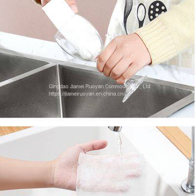 High Quality Cheap Disposable Kitchen Cleaning Towel Roll Lazy Rag photo-5