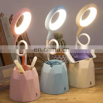 Eye Protection Kids Anti-glare Led Desk Lamp Usb Charged 2000 MaAH Battery Inside Led Desk Lamp Dimmable Touch LED Desk Lamp photo-2