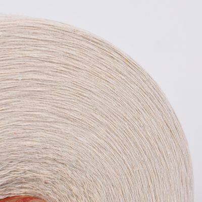 Ne5.5s Raw White Recycled Polyester Cotton Yarn for Weaving Belt Tape photo-3