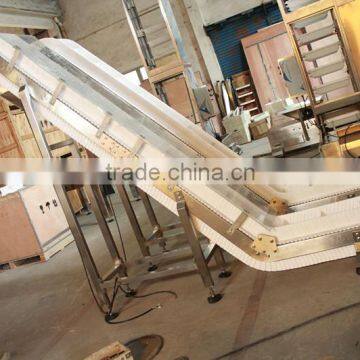 High inclination angle pp belt conveyor/ inclining conveyor price