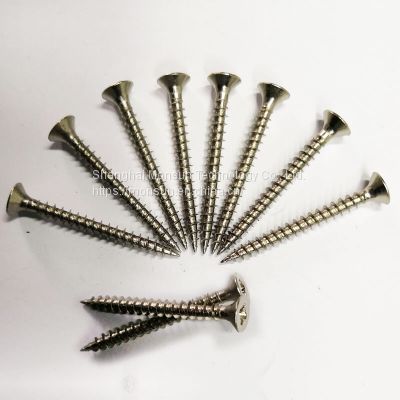 Zinc & Yellow passivated Chipboard Screws hardened CSK fine Thread screw