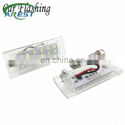 2pcs/set 18 LED Error Free License Number Plate Light For BMW X5 E53 X3 E83 1999-2006 X3 E83 2003-2010 Car Styling Accessories