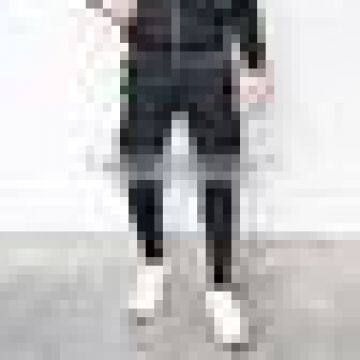 Biker Seaming Cargo Sweatpants Sweatpants Black Standard Sports photo-2