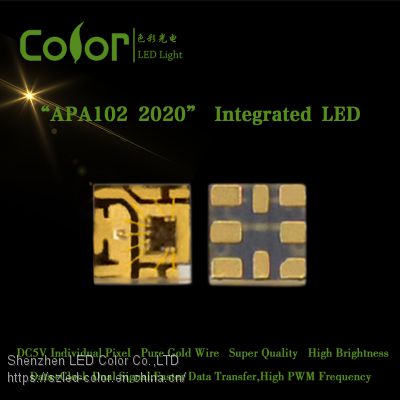 Addressable APA102 2020 smd rgb led chip digital rgb apa102 lc8822 led