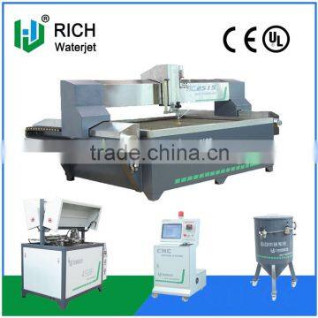 CE certificate high accuracy water jet machine cut glass