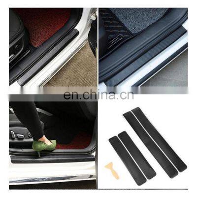 4Pcs Universal 3D Car Rear Windshield Sticker One Way 3D Embossed Car Stickerbon Fiber Embossed Plastic Sticker Pedal photo-4