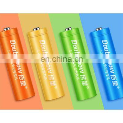 Colourful Low self-discharge 1.2v 780mAh cylindrical rechargeable aa batteries cell