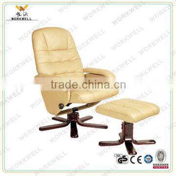 WorkWell zero gravity white recliner chair with PU leather kw-R52