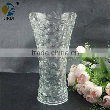 New clear glass vases for decoration