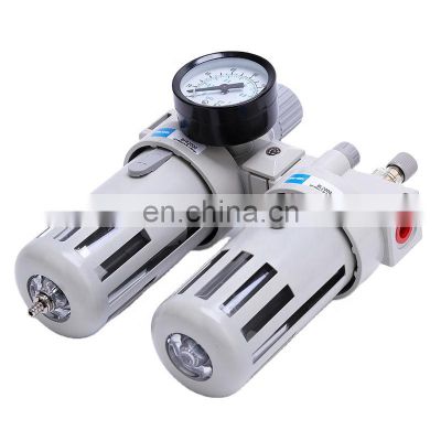 High Quality BFC Series BFC2000 Protective Shell FRL Two Unit Air Source Treatment Filter Regulator And Lubricator