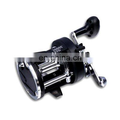 Factory Wholesale 2000/3000/4000 High Spool Capacity Trolling Reels Round Drum Reels For Saltwater Freshwater photo-5