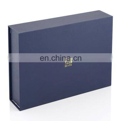 Plain Printed Magnetic Closure Flap Elegant Bespoke Paper Cardboard Gift Boxes With Hinged Lid