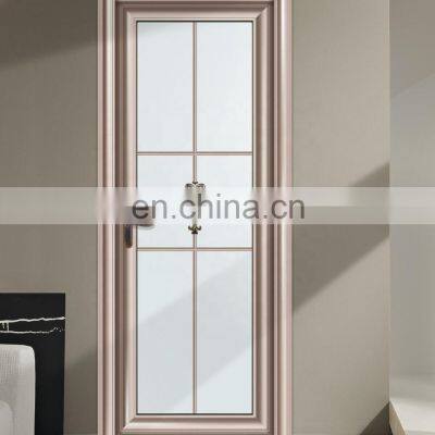 Best prices aluminum bathroom casement door toilet swing door design