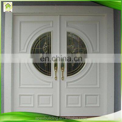 main entrance solid oak front wooden double door designs for houses in kerala