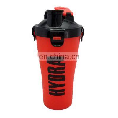 Custom Logo BPA Free Double Mixer Gym Protein Shaker Bottle for Sale photo-5