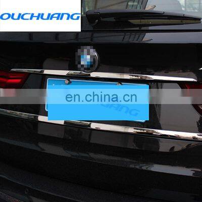 Stainless Steel Rear Door Trunk Lid Cover Trim Sticker For BMW Drive Emblem Logo X5 F15 X5M F85 Car Accessories photo-2
