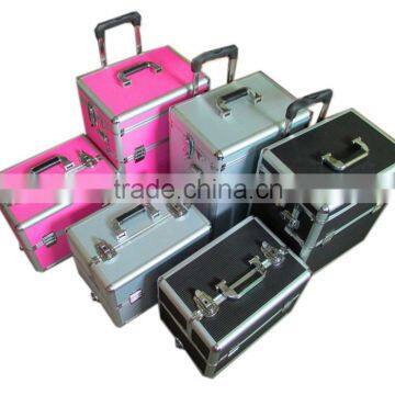 2014 travel aluminum pilot trolley case with aluminum tool case