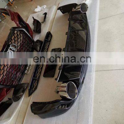 High Quality Diffuser For Ordinary Audi Q5 Change to SQ5 Style Shining Star Rear Diffuser 2018-2020 photo-2