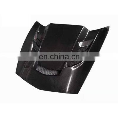 Runde Car Modification Brilliant Quality New Carbon Fiber Bonnet Engine Hood For Corette C7