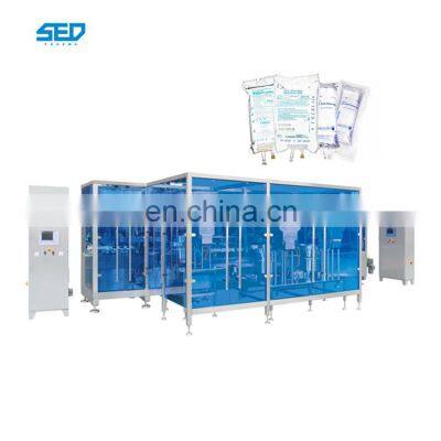 3500 bags / hour Intravenous Solution IV Infusion Bag Filling Production Line