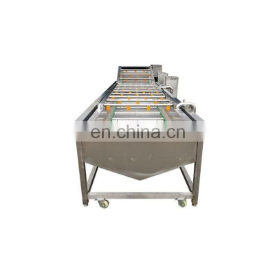 Commercial Ozone Fruit And Vegetable Washer Cleaning Bubble Carrot Cassava Washing Machine