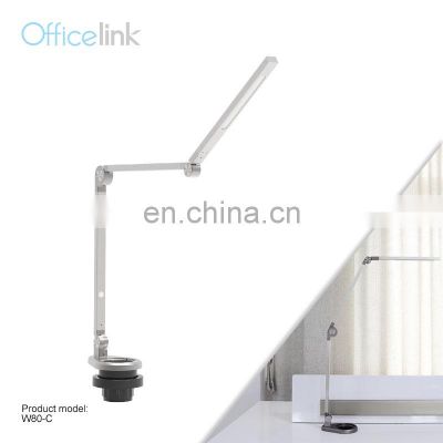 Custom Touch Switch LED Flexible Folding Table Lamp With Socket For Office