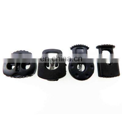 Wholesale Plastic Button Transparent Spring Buckle Elastic Adjustment Stopper Rope Pig Nose Buckle photo-5