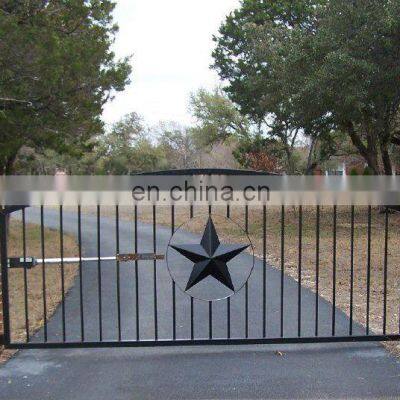 Galvanized Steel Fence Metal Door Casting Iron Wrought Iron Gate photo-4